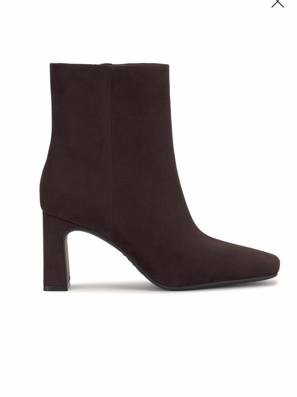 INC International Concepts Dark Brown Suede Pointed Toe Ankle Boot